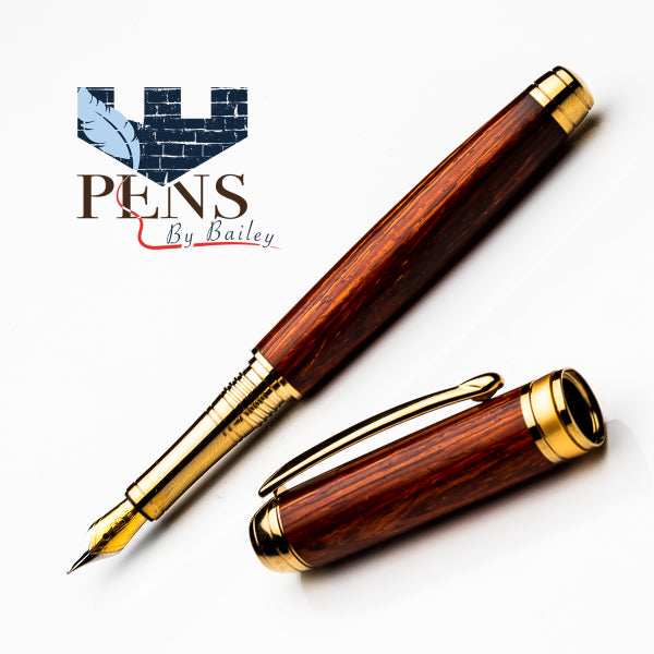 Mistral Fountain Pen In Mexican Cocobolo. The Highest Quality & Value